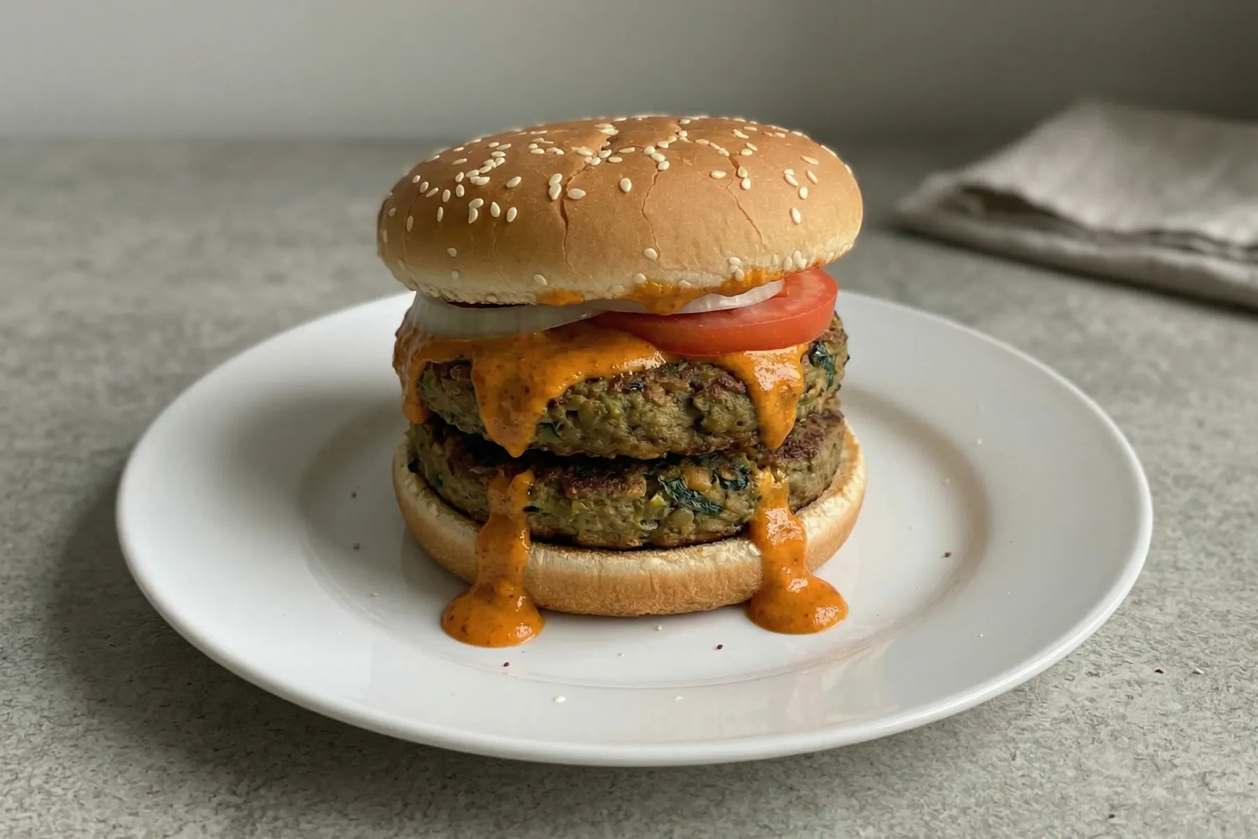 Spiced Tandoori Treat Burger
